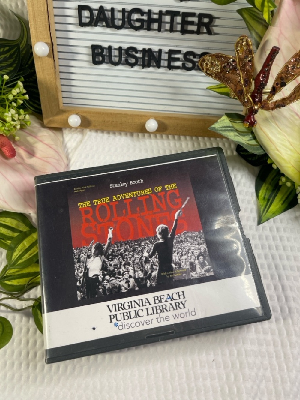 Rolling Stones True Adventures Audiobook CD Stanley Booth Unabridged 14 Discs